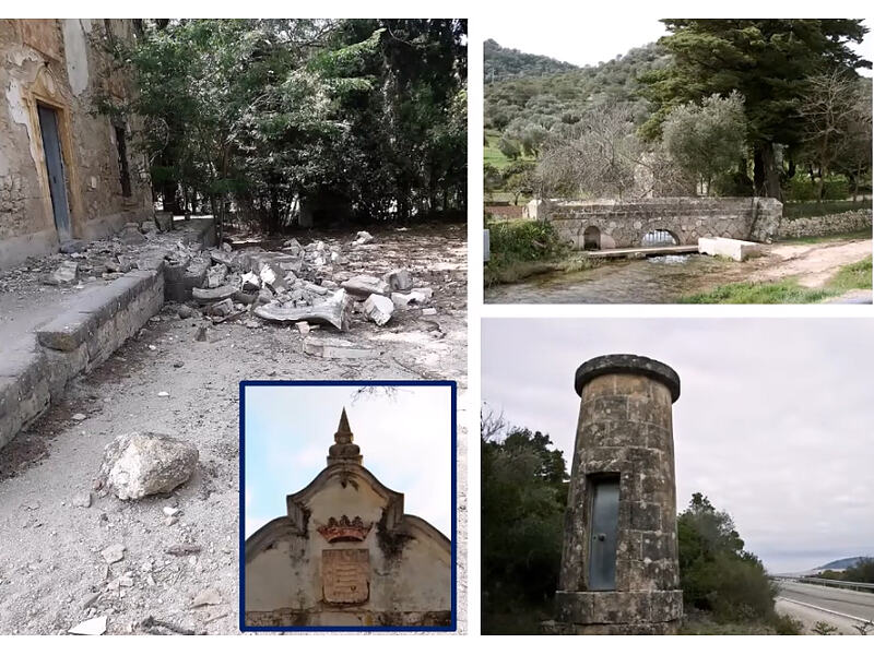 Ventosa de la mina de Cuquillos en el recorrido del Acueducto del Tempul
