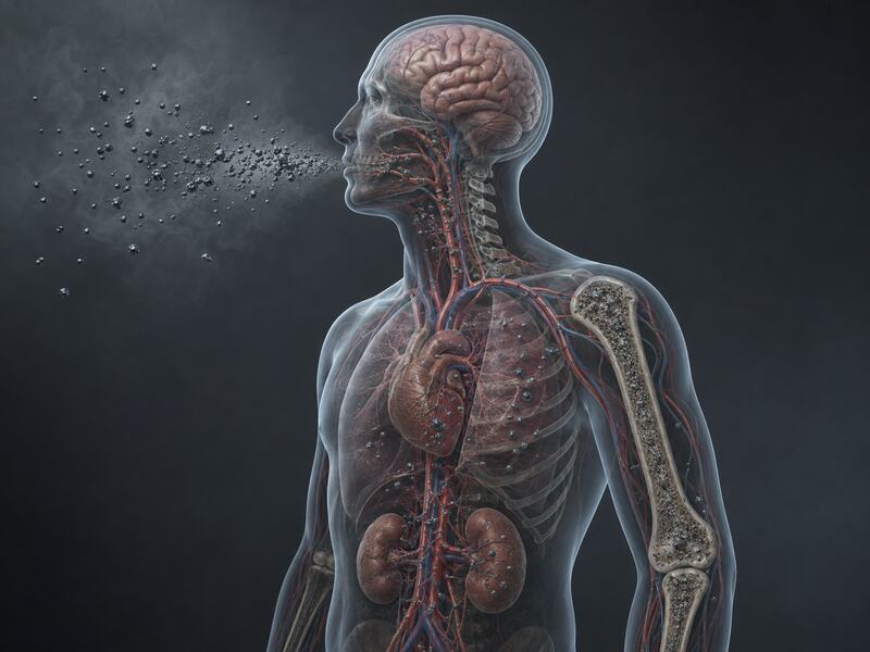 Efectos del plomo en el organismo humano, el cerebro, los riñones, la sangre y los huesos