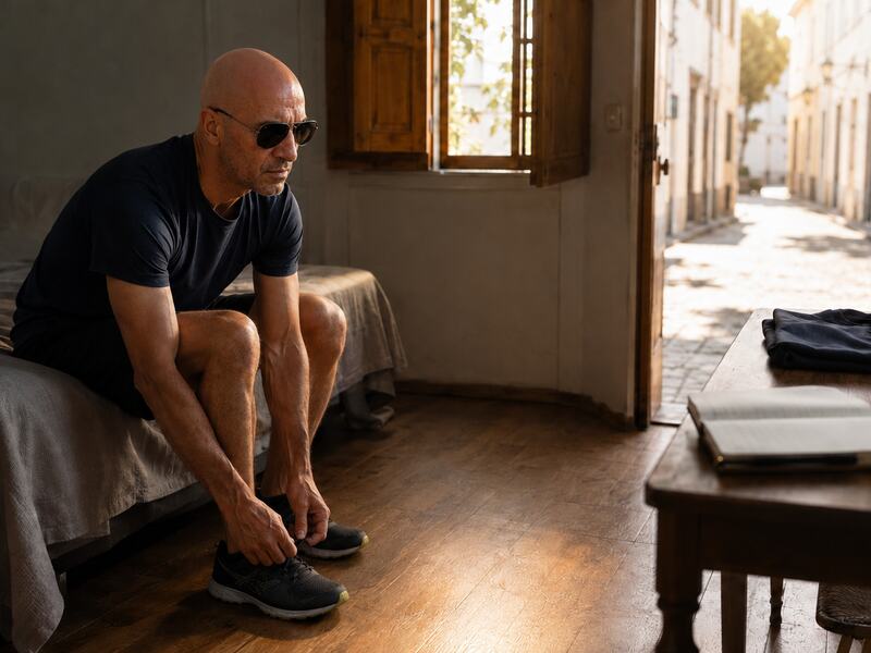 Mel se pone las zapatillas para combatir un bajón emocional mediante el ejercicio y la activación conductual