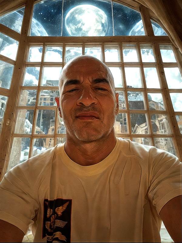 Retrato simbólico para un artículo sobre avanzar sin perfección y mantener la continuidad.